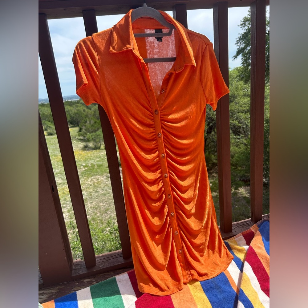 Orange dress